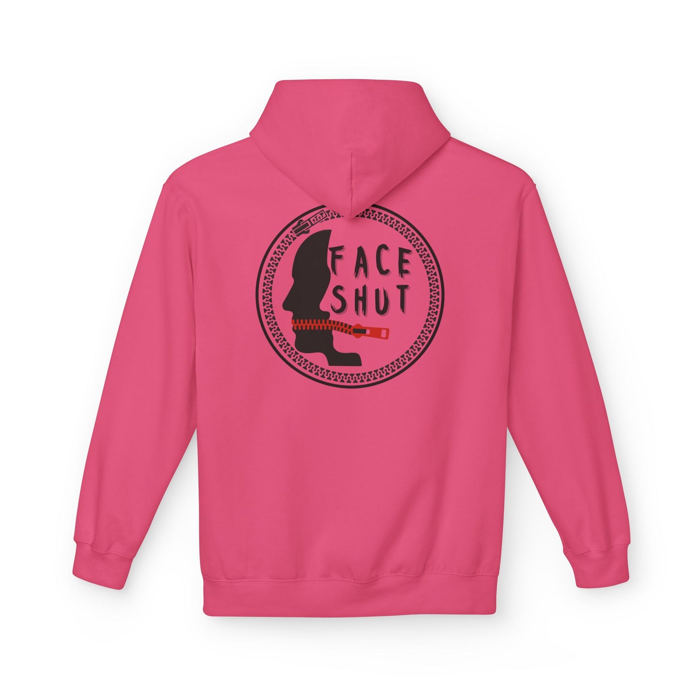Shut Your Face Hoodie — Bold Graphic Slogan Pullover