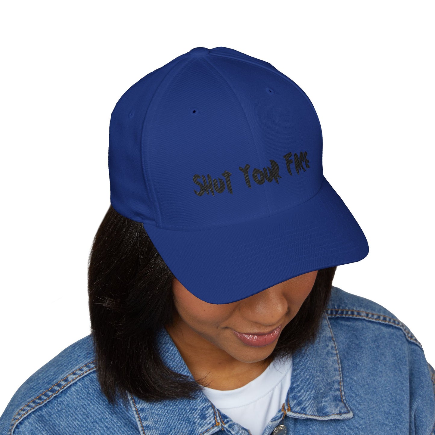 Embroidered 'Shut Your Face' Structured Cap