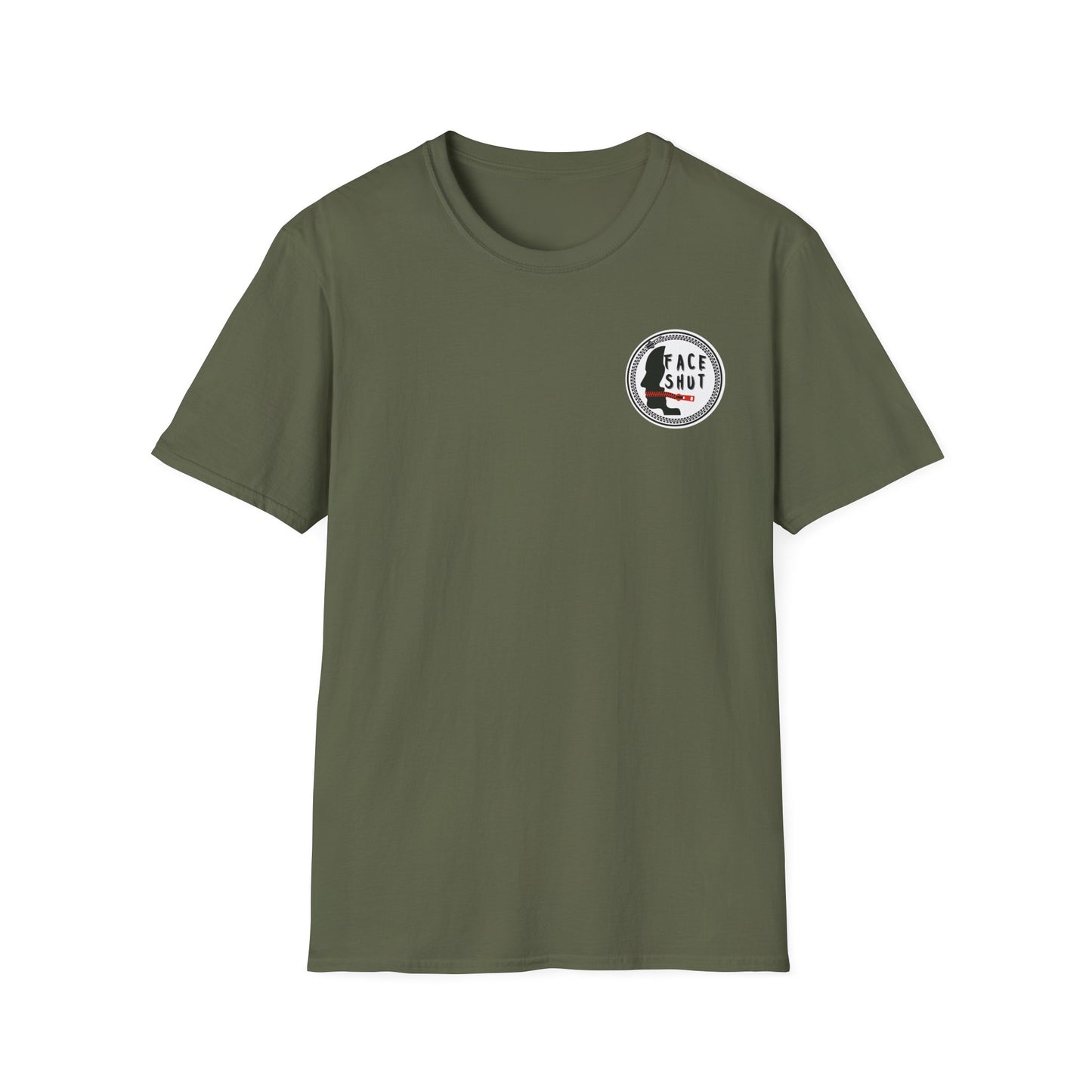 Shut Your Face Practice Silence T-Shirt — Bold Graphic Statement Tee