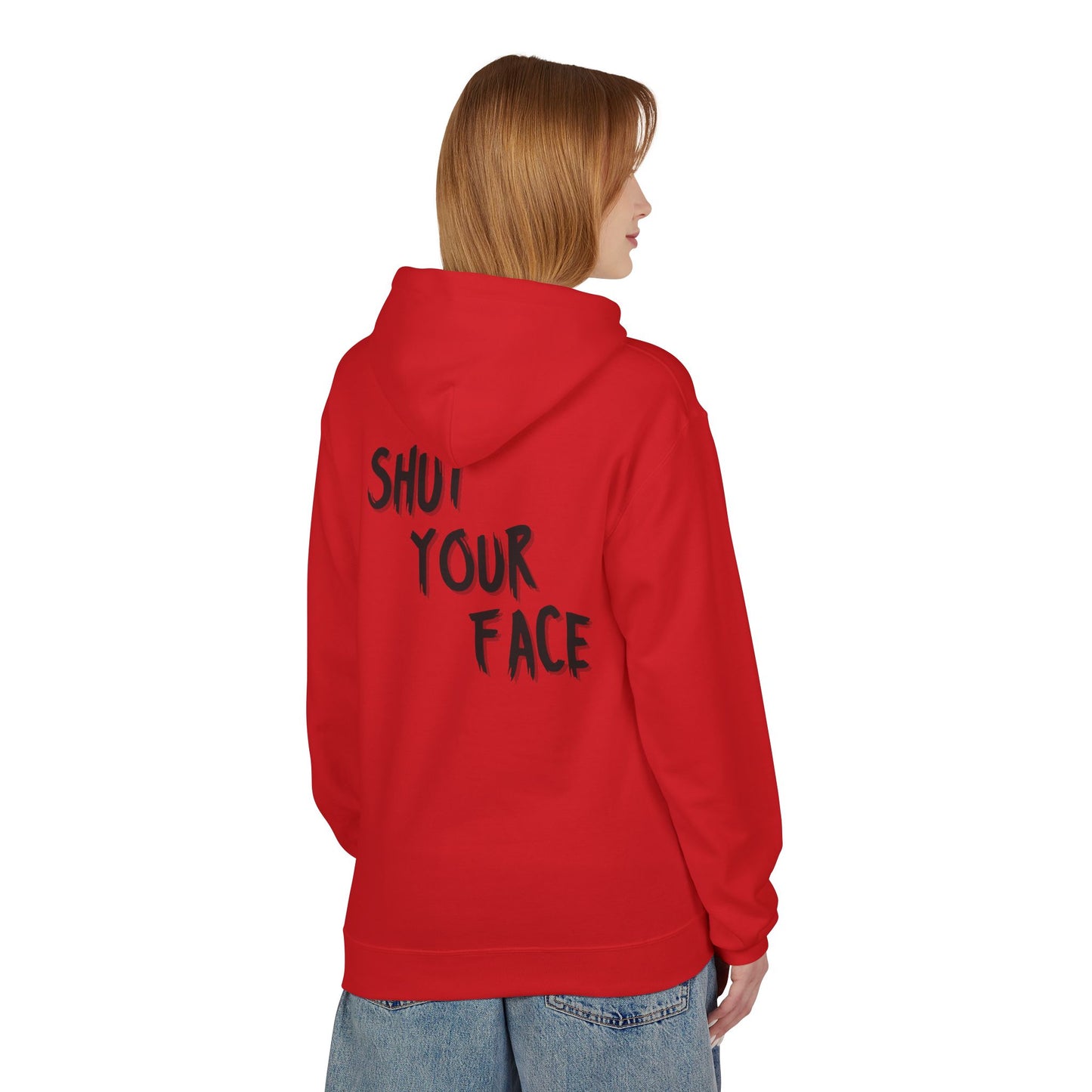 Shut Your Face Hoodie — Bold Graphic Statement Pullover