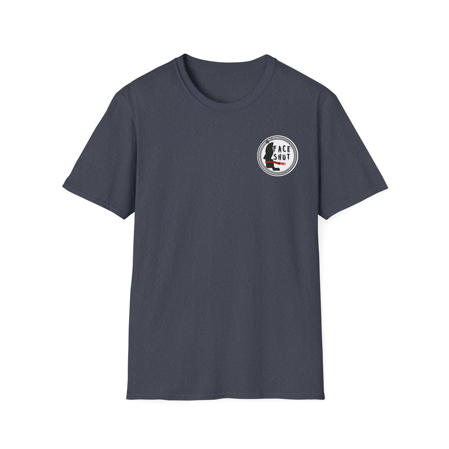 Shut Your Face Practice Silence T-Shirt — Bold Graphic Statement Tee