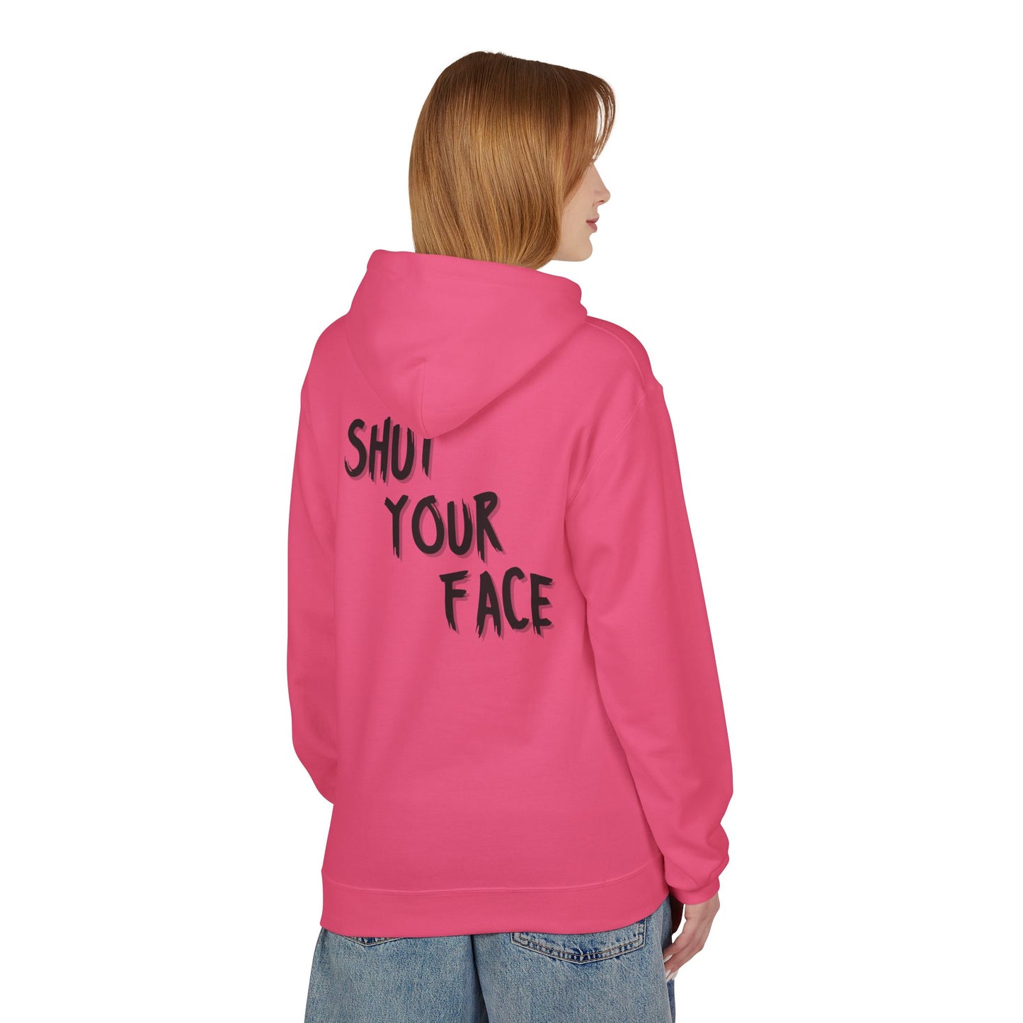 Shut Your Face Hoodie — Bold Graphic Statement Pullover