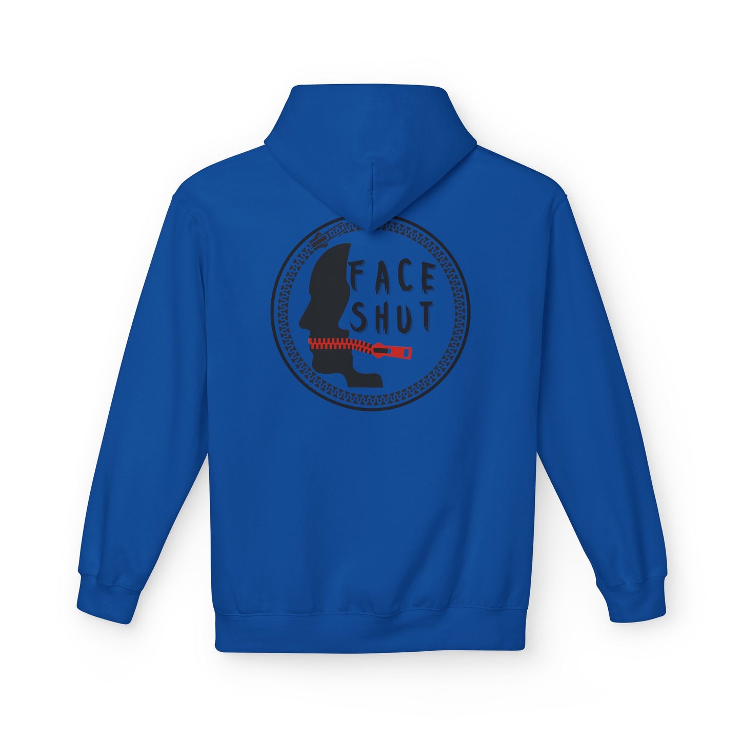 Shut Your Face Hoodie — Bold Graphic Slogan Pullover