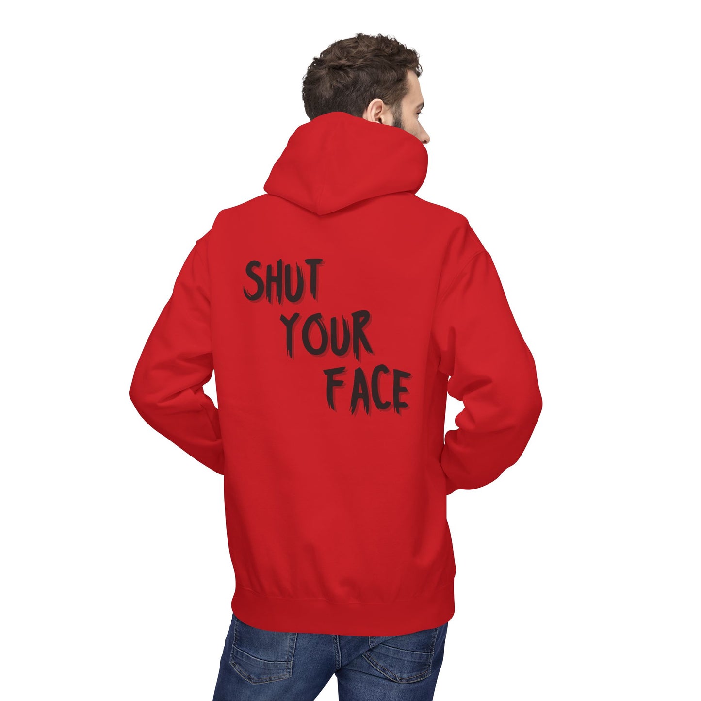 Shut Your Face Hoodie — Bold Graphic Statement Pullover