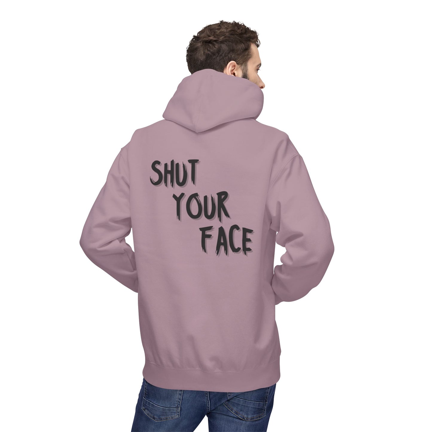 Shut Your Face Hoodie — Bold Graphic Statement Pullover