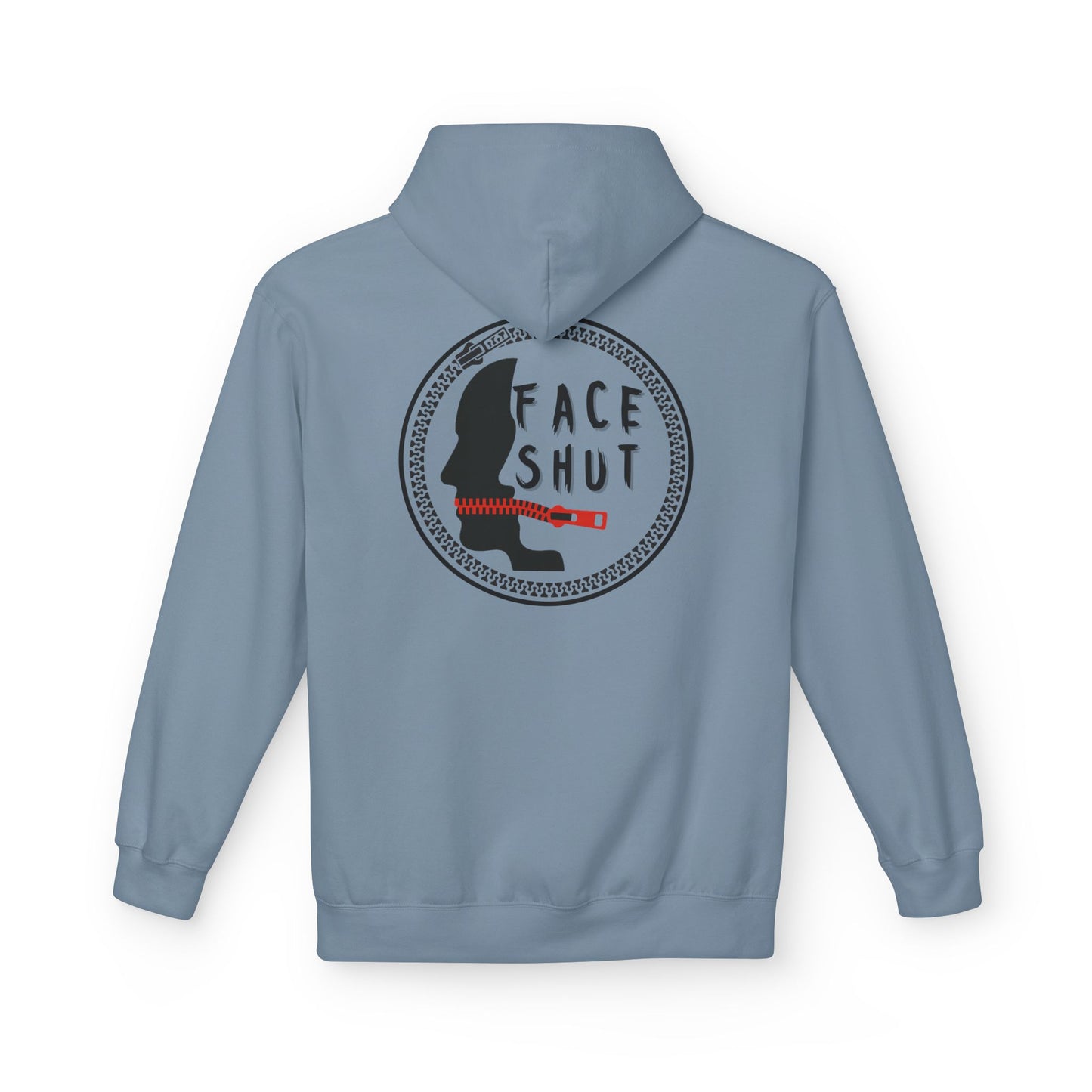 Shut Your Face Hoodie — Bold Graphic Slogan Pullover