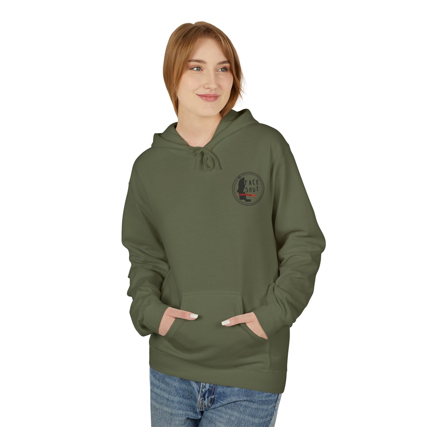 Shut Your Face Hoodie — Bold Graphic Statement Pullover