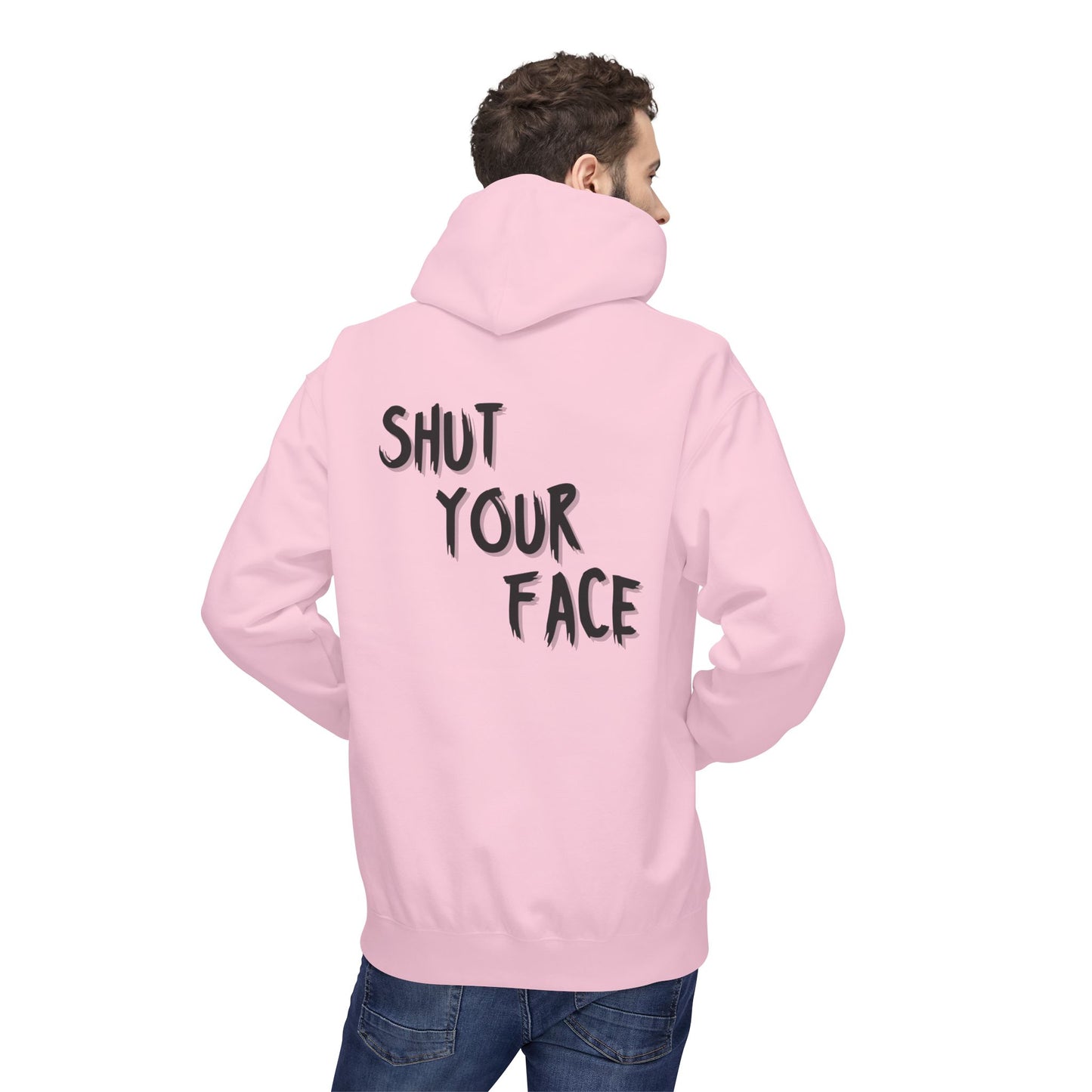 Shut Your Face Hoodie — Bold Graphic Statement Pullover