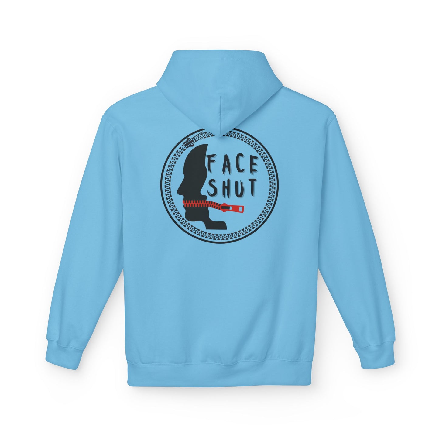 Shut Your Face Hoodie — Bold Graphic Slogan Pullover