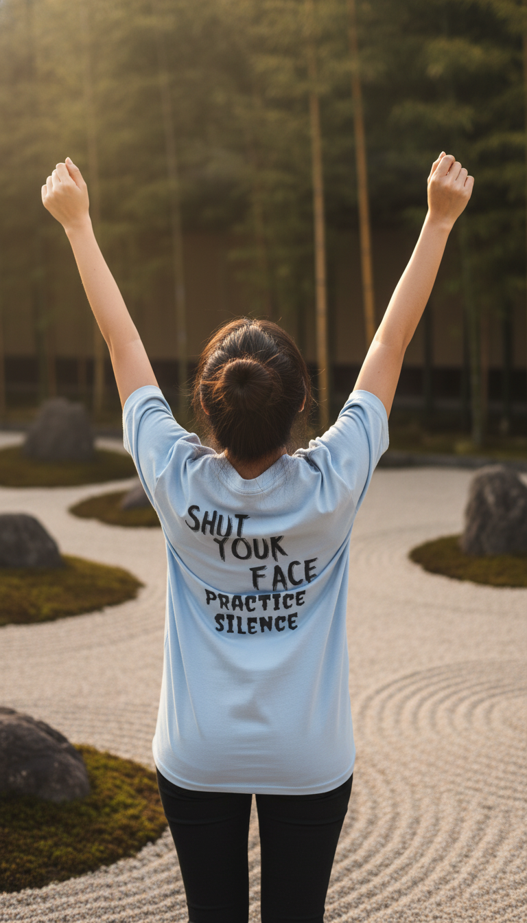 Shut Your Face Practice Silence T-Shirt