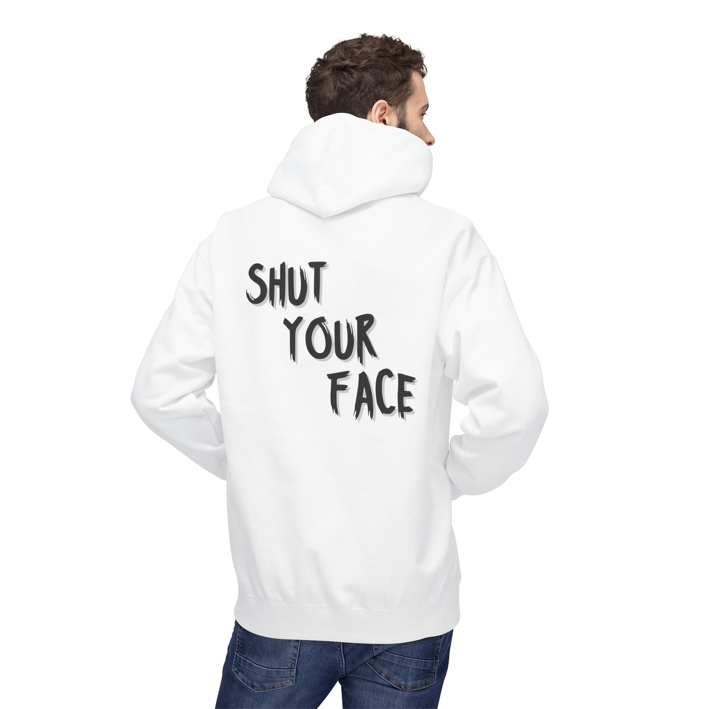 Shut Your Face Hoodie — Bold Graphic Statement Pullover