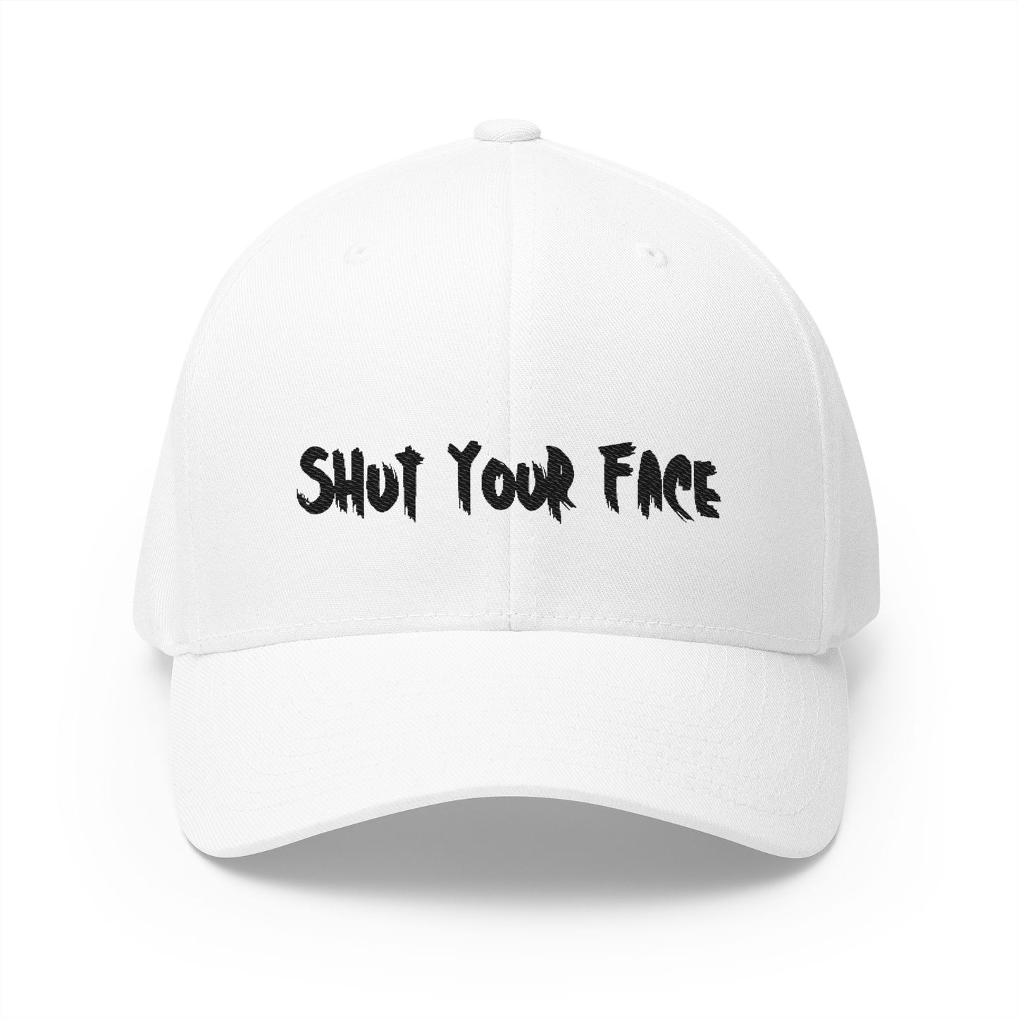 Embroidered 'Shut Your Face' Structured Cap