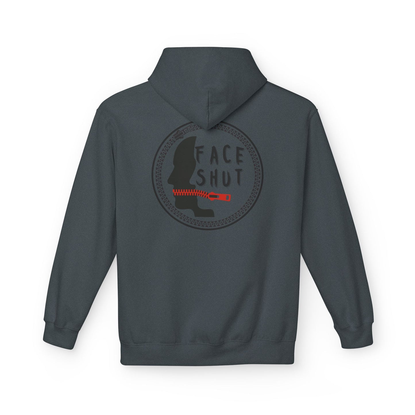 Shut Your Face Hoodie — Bold Graphic Slogan Pullover