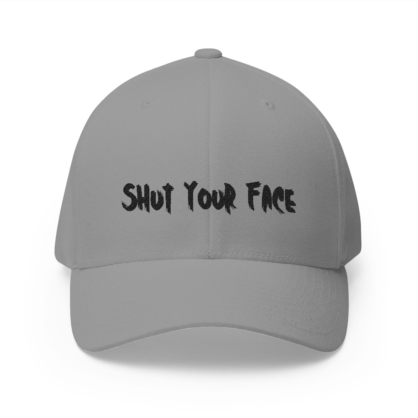 Embroidered 'Shut Your Face' Structured Cap
