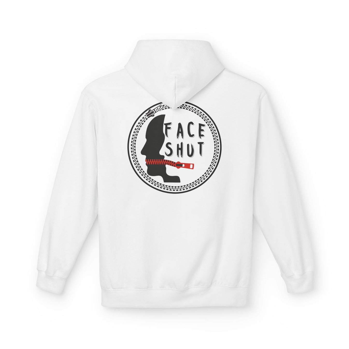 Shut Your Face Hoodie — Bold Graphic Slogan Pullover
