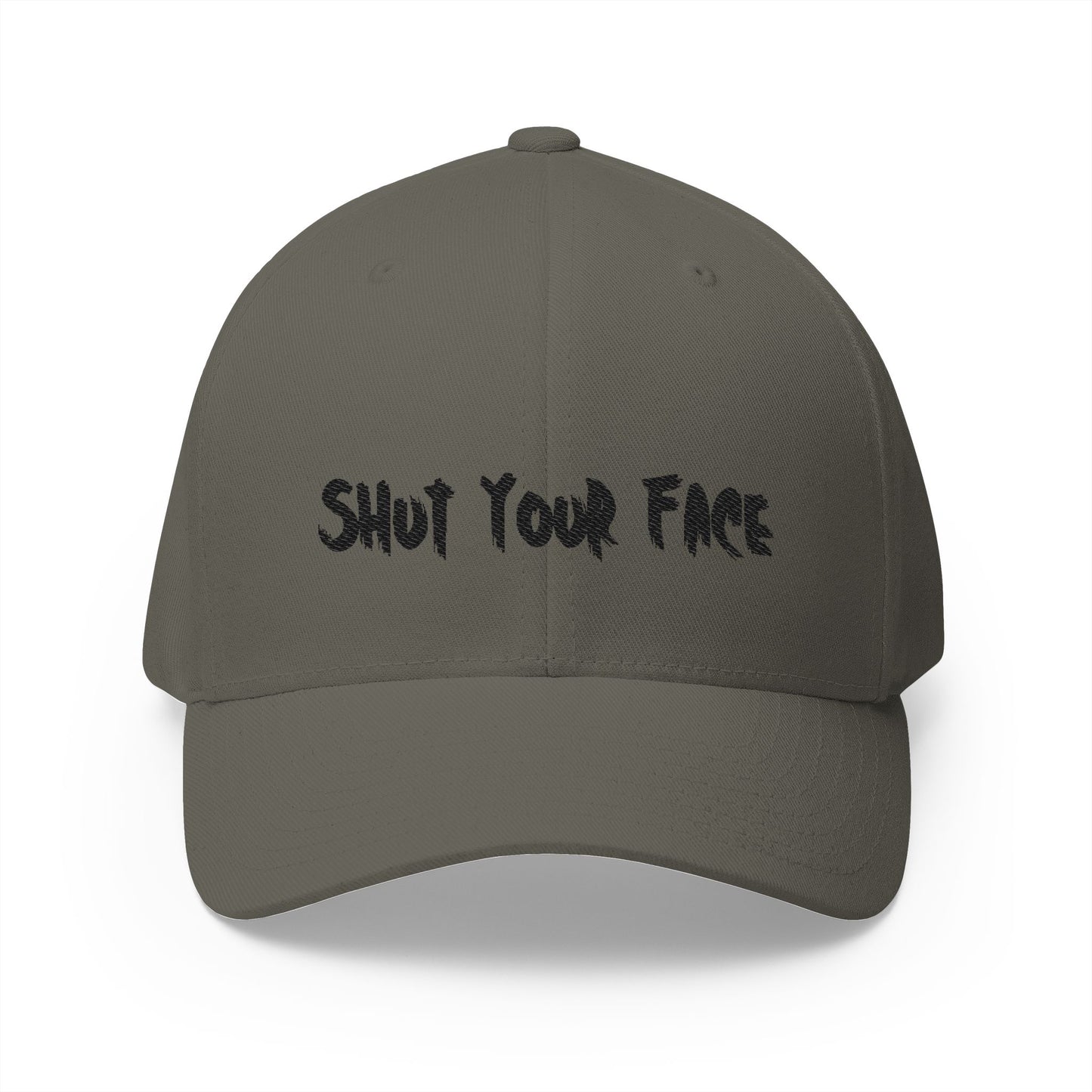 Embroidered 'Shut Your Face' Structured Cap