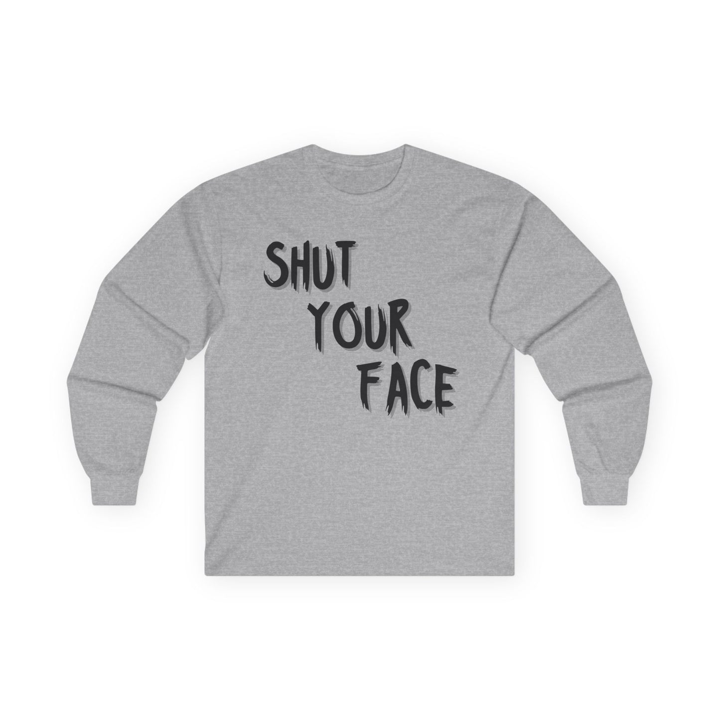 Face Shut Long Sleeve Tee