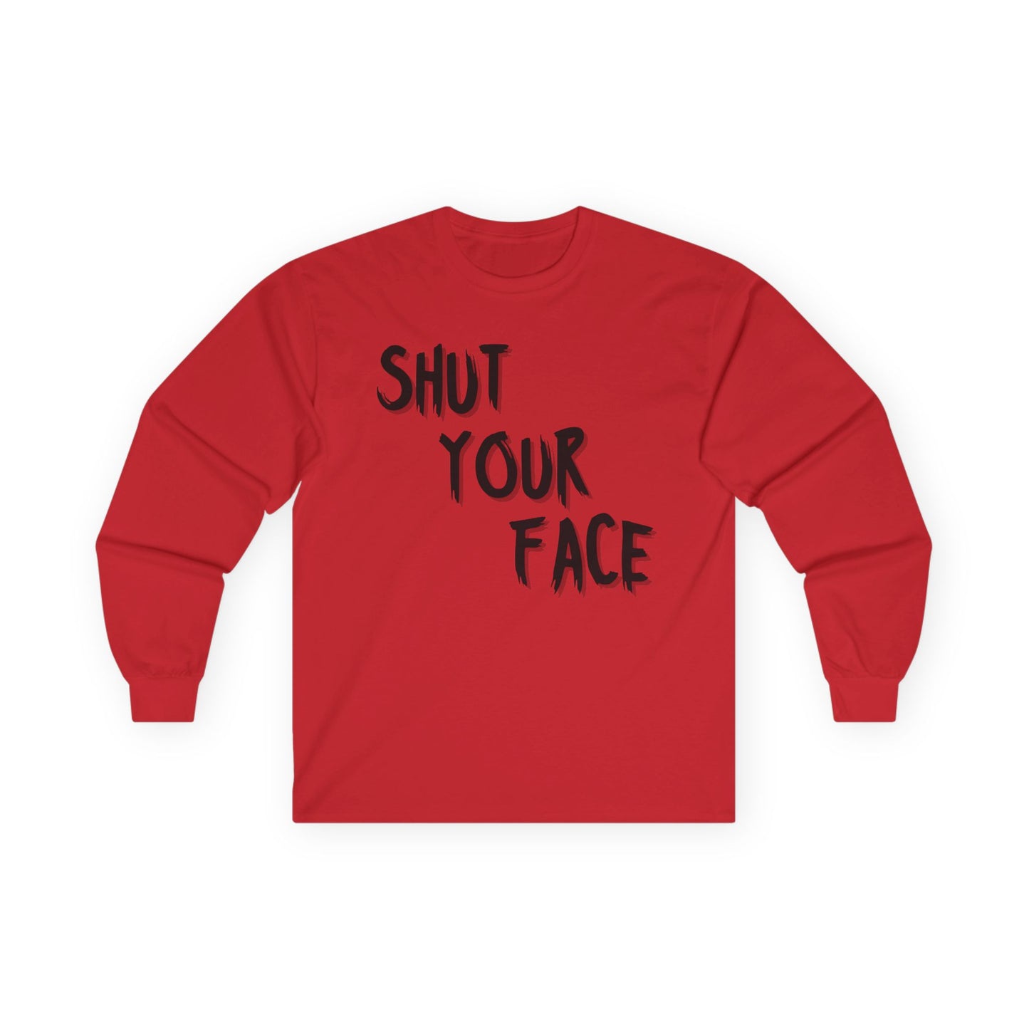 Face Shut Long Sleeve Tee