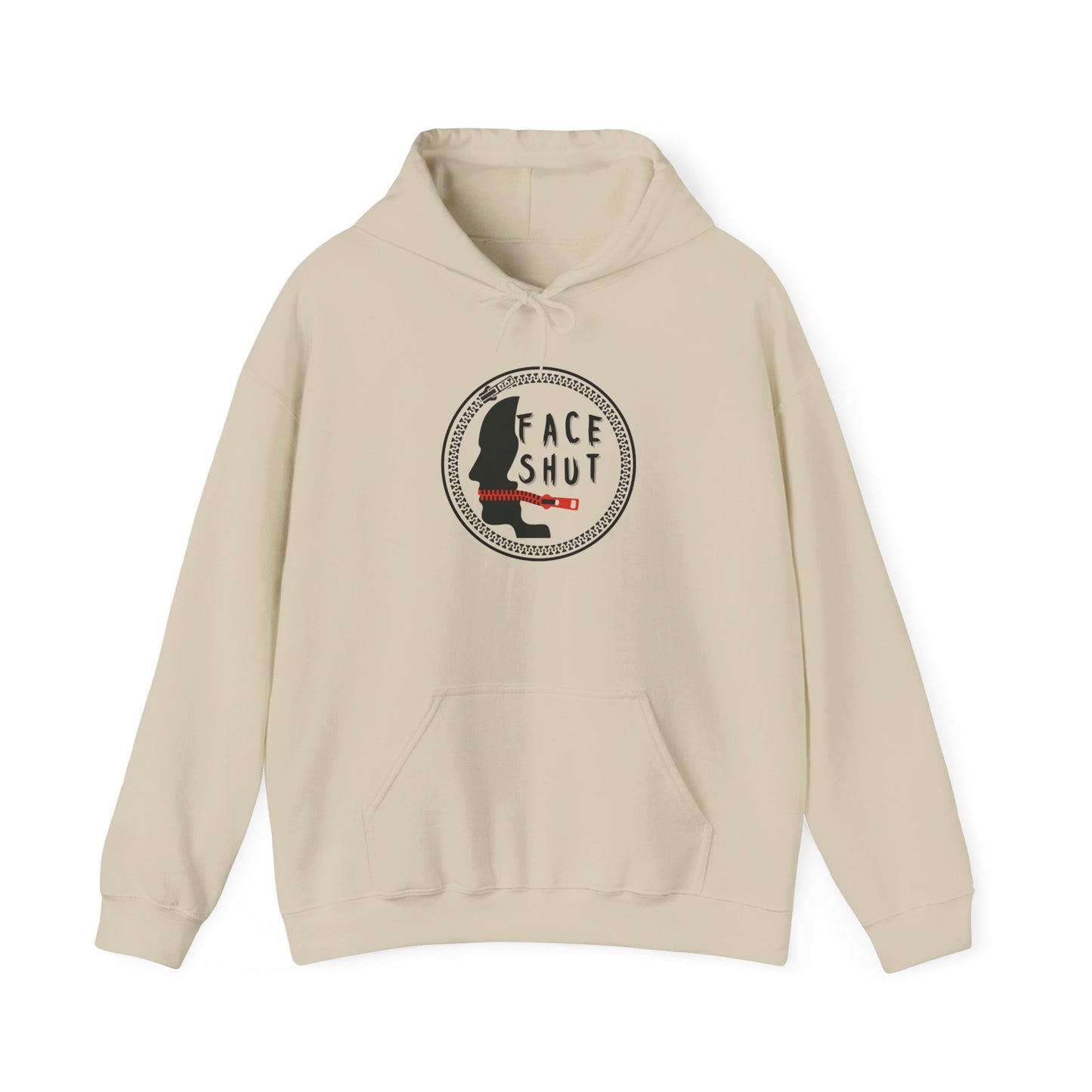 Hoodie — 'Shut Your Face' Graphic Pullover