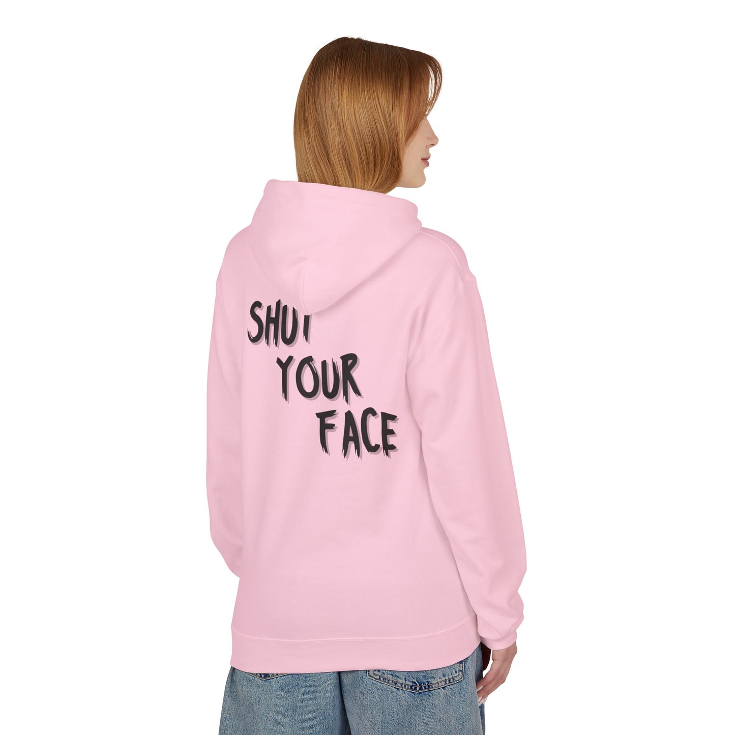 Shut Your Face Hoodie — Bold Graphic Statement Pullover