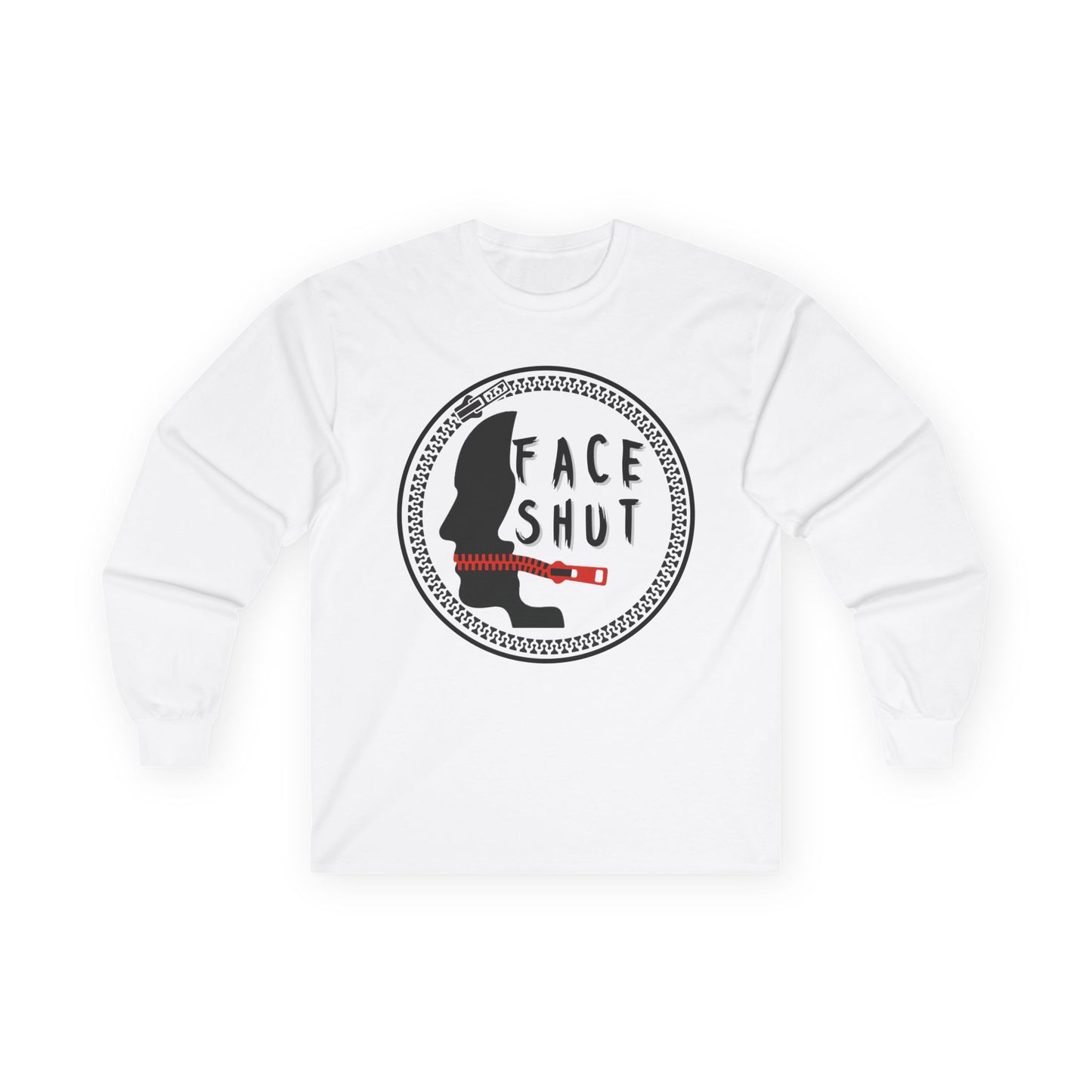 Shut Your Face – Bold Graphic Long Sleeve Shirt