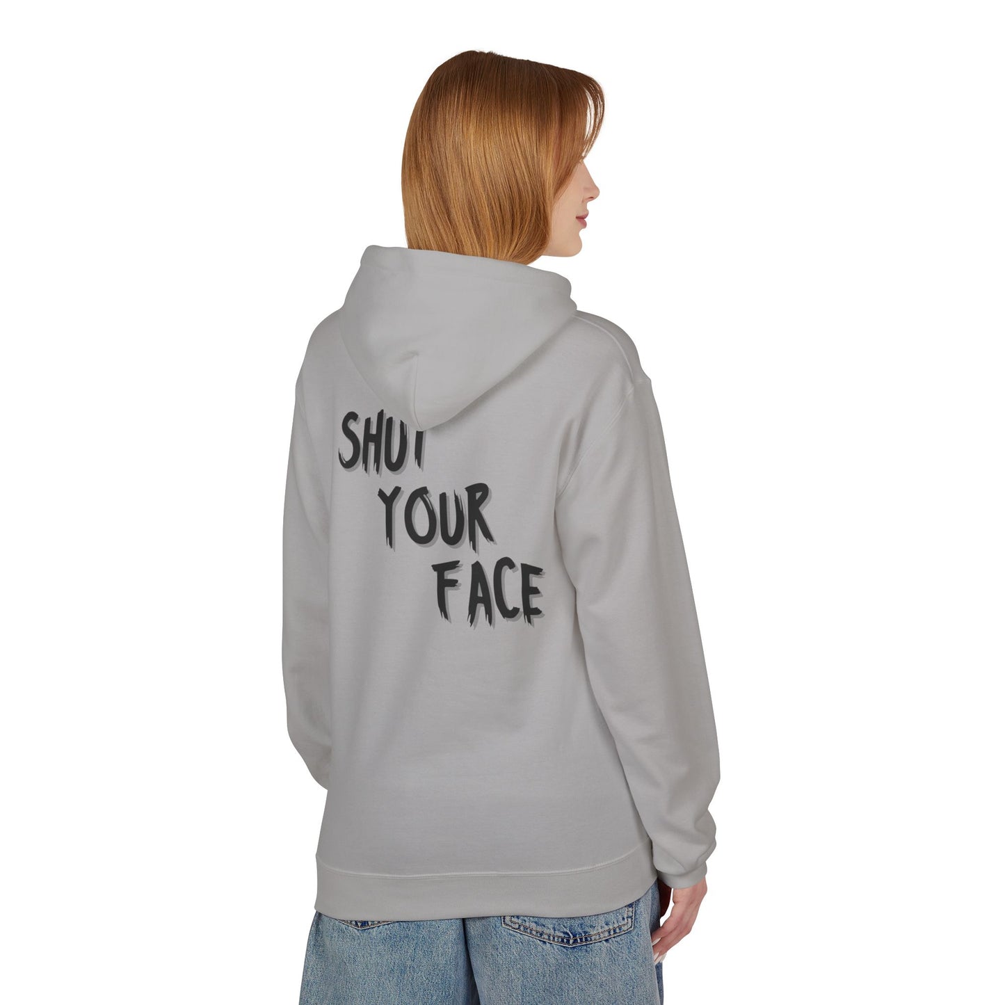 Shut Your Face Hoodie — Bold Graphic Statement Pullover