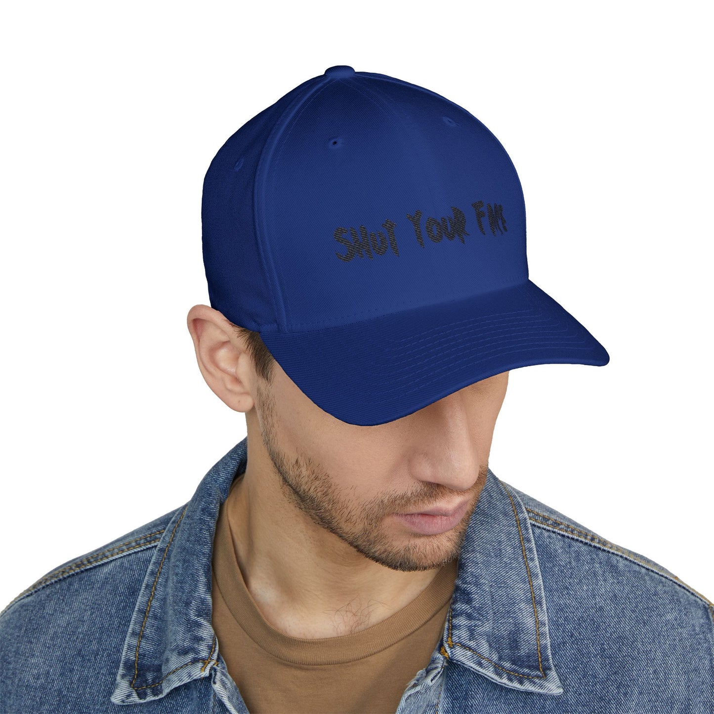 Embroidered 'Shut Your Face' Structured Cap
