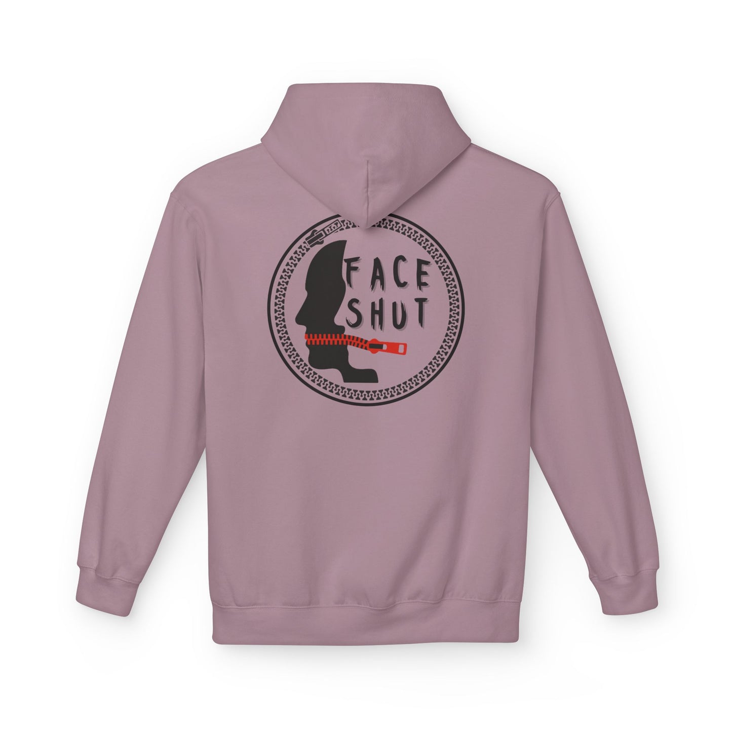 Shut Your Face Hoodie — Bold Graphic Slogan Pullover
