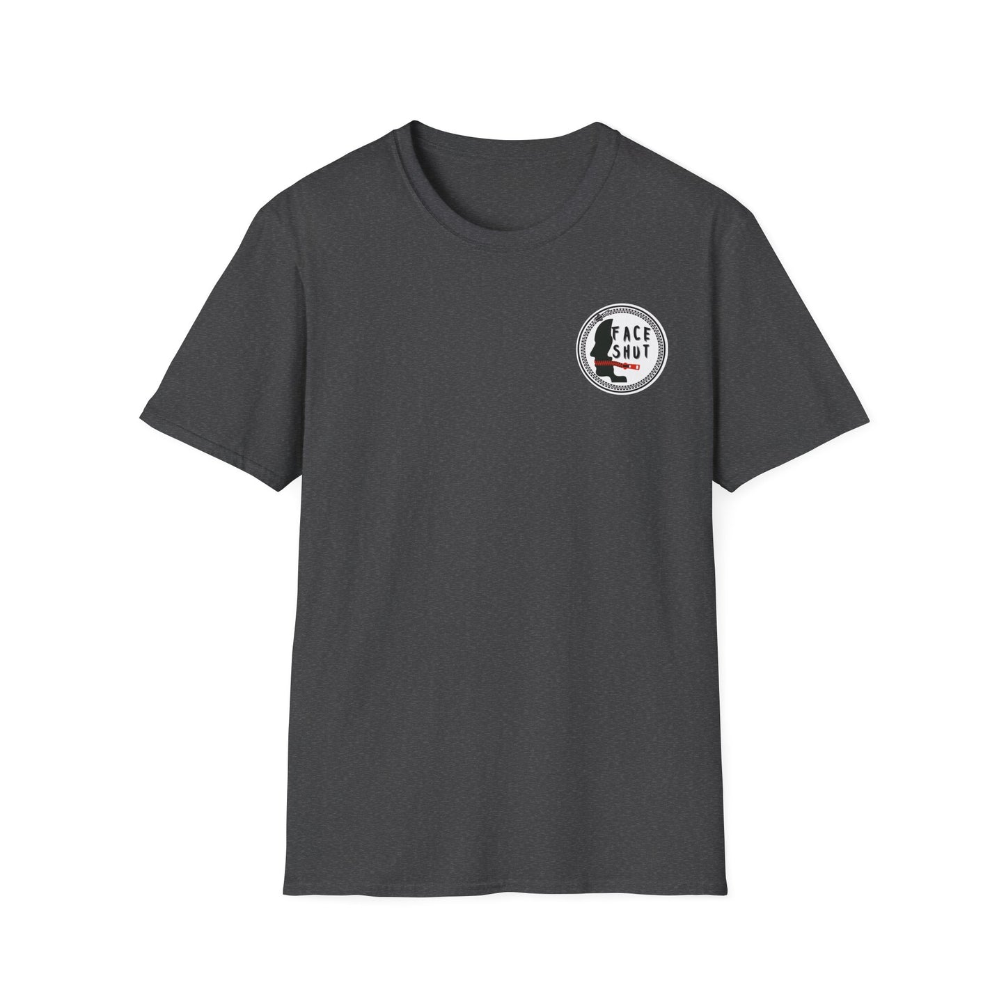 Shut Your Face Practice Silence T-Shirt — Bold Graphic Statement Tee