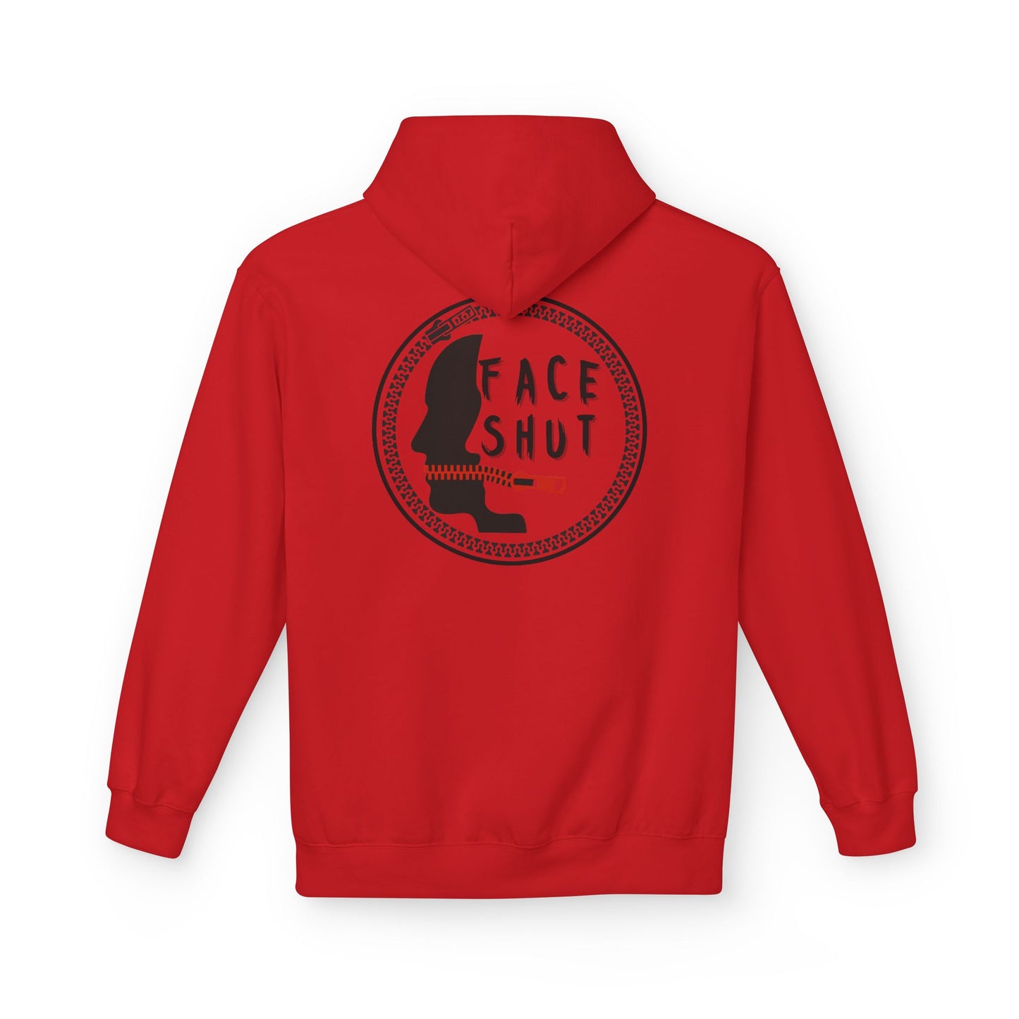 Shut Your Face Hoodie — Bold Graphic Slogan Pullover