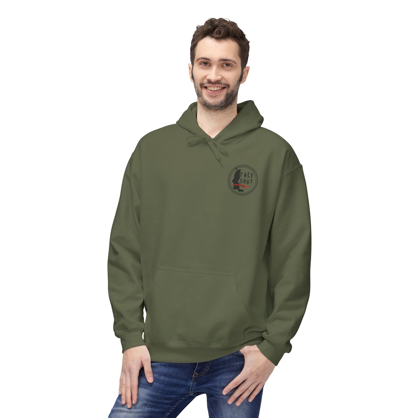 Shut Your Face Hoodie — Bold Graphic Statement Pullover