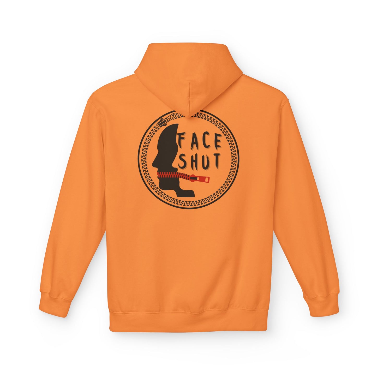 Shut Your Face Hoodie — Bold Graphic Slogan Pullover
