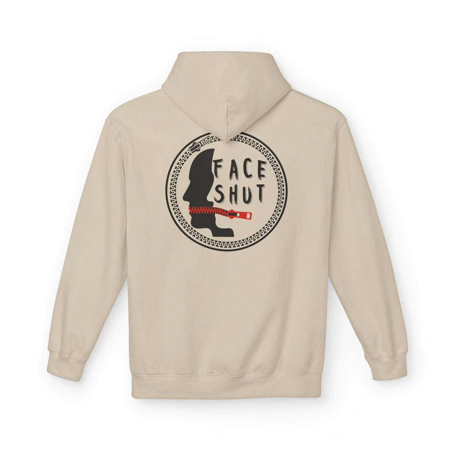Shut Your Face Hoodie — Bold Graphic Slogan Pullover