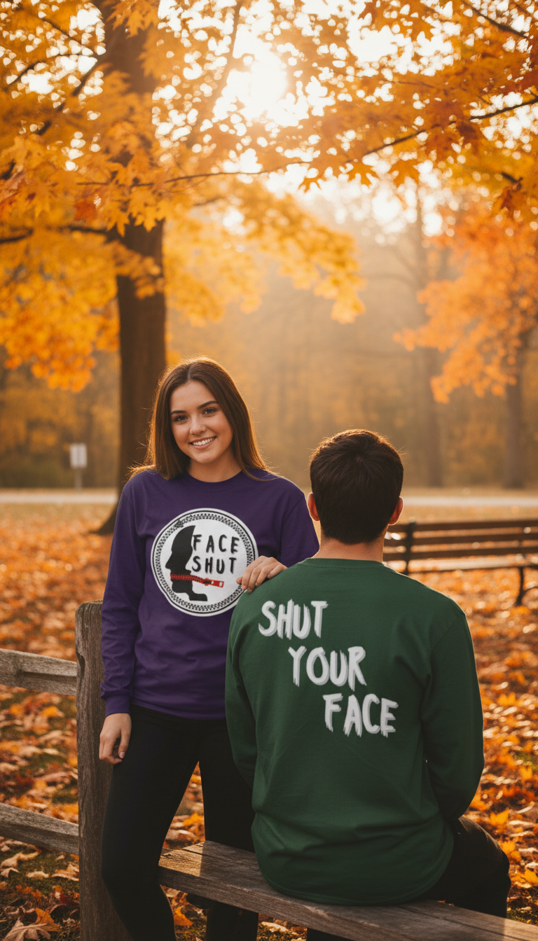 Face Shut Long Sleeve Tee