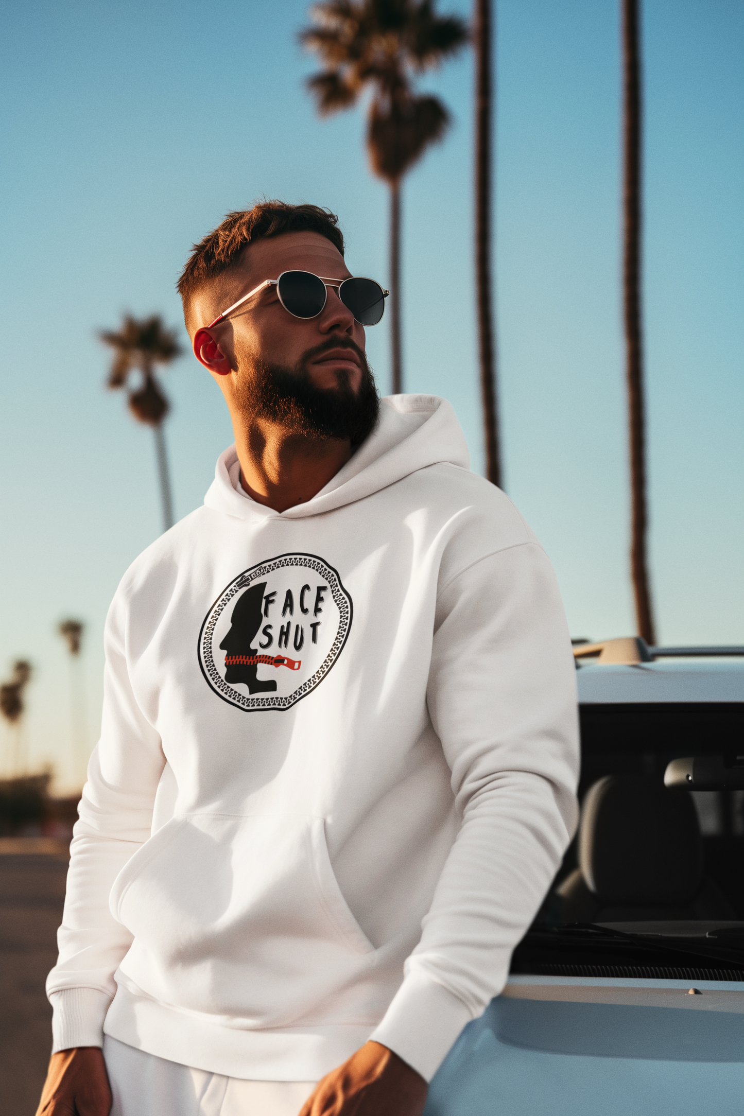Hoodie — 'Shut Your Face' Graphic Pullover